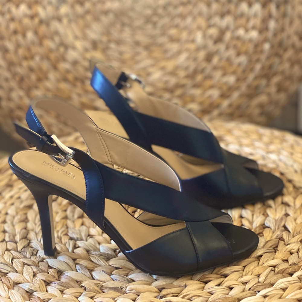 Michael kors Becky Black Strappy Heels